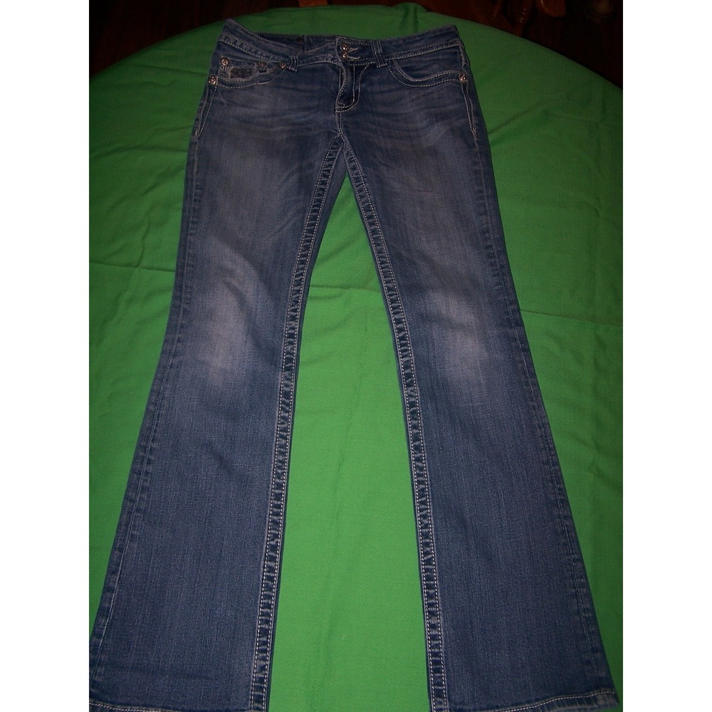 Miss Me Bootcut Jeans JP5002-34 Dark Wash Embellished Size 29 x 31 Mens